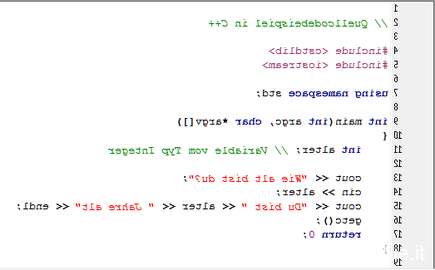 Champ lexical programmiersprache